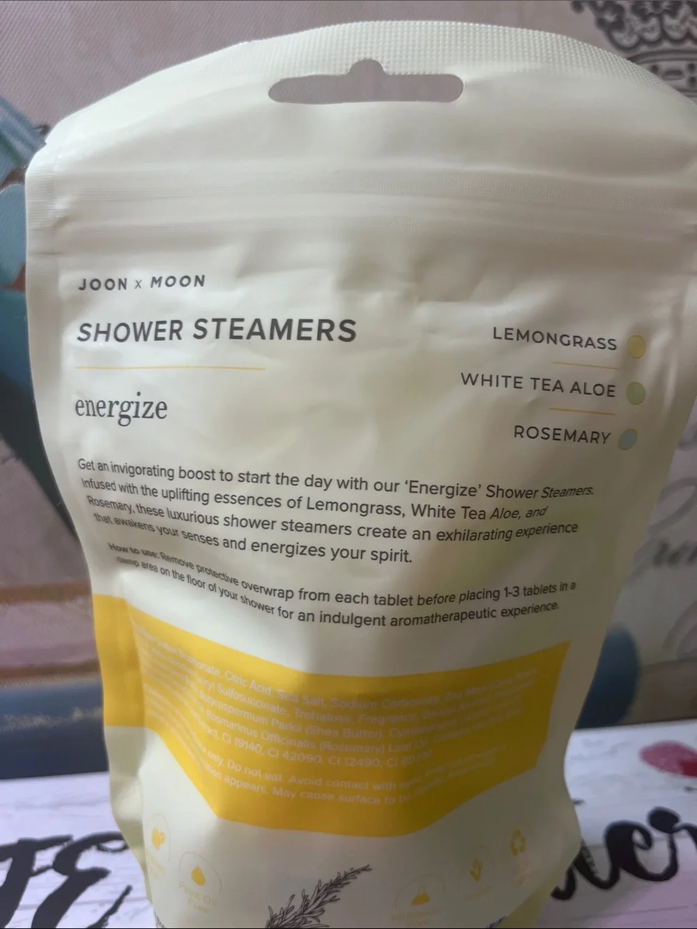 Energize Shower Steamers - Yellow